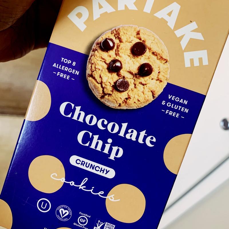 Partake Foods Chocolate Chip Cookies - Crunchy Reviews