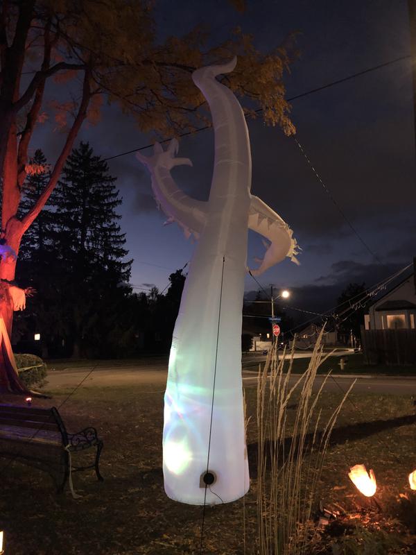 Fan exposed to elements