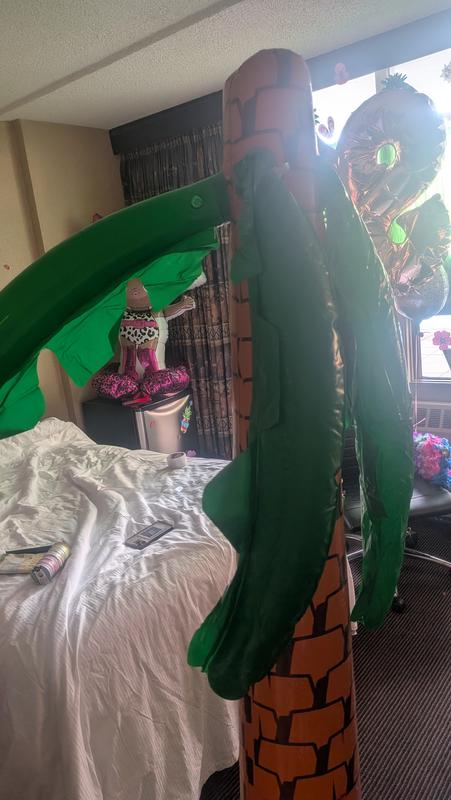 Arms won't inflate, hole in one