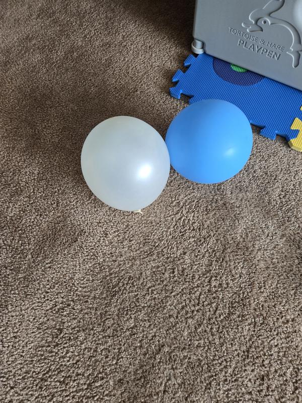 these balloons were filled with helium just last night