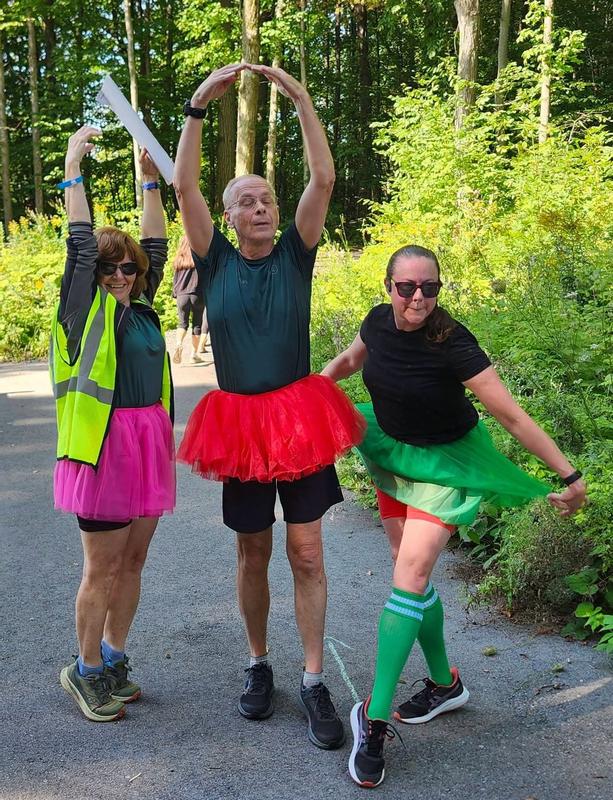 Thats me in the middle. Maybe the tutu is a bit short...