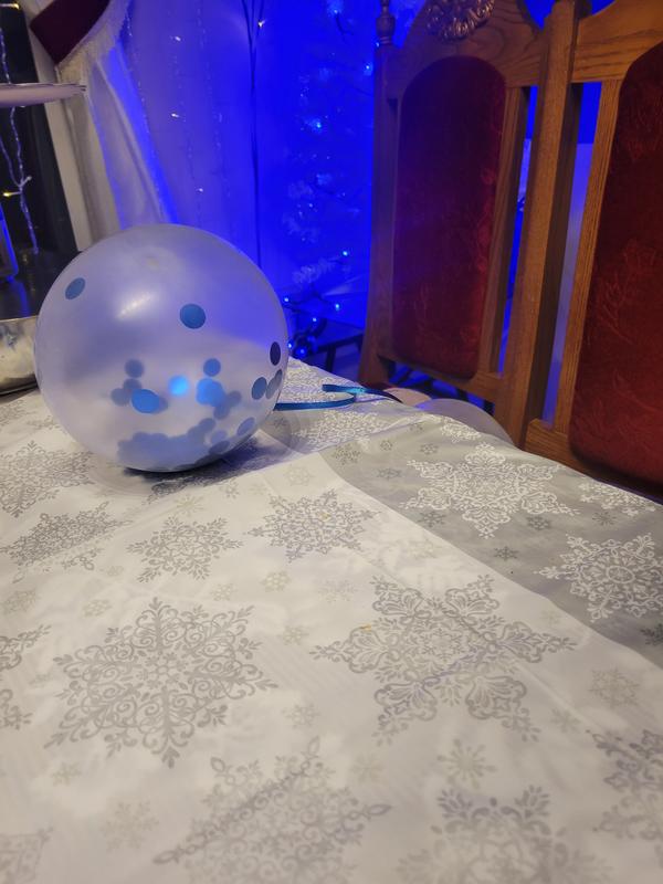 Drooping sad helium balloon