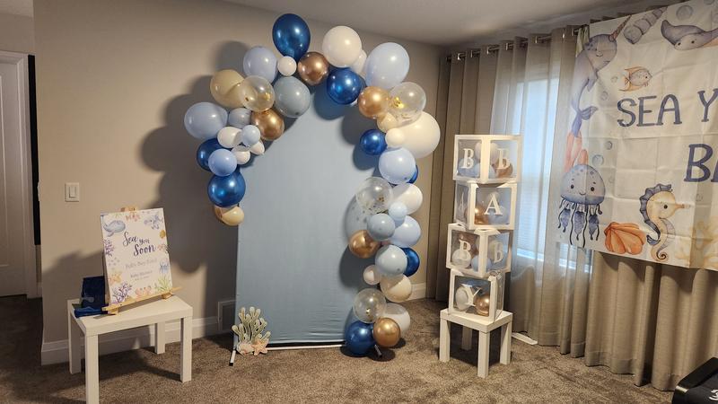 DIY Balloon Arch with Metal Arch Frame