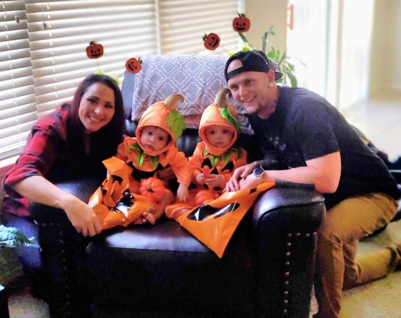 Family photo of Halloween 2022