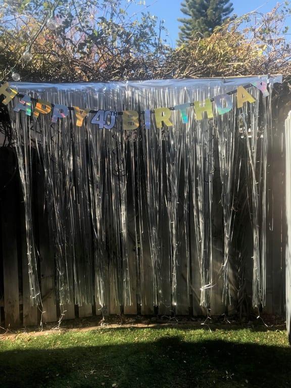 Background of photo booth