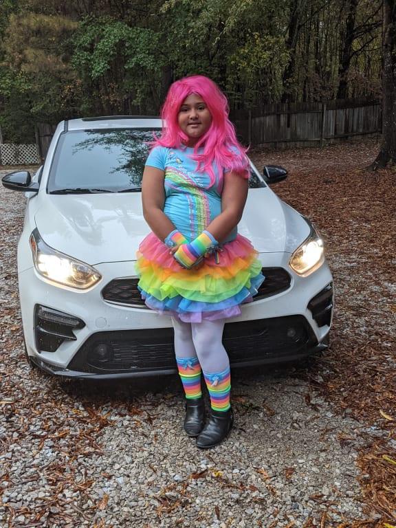 Daughter's first Halloween school dance.