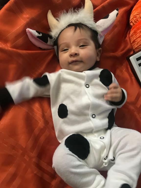 Grandma's baby moo moo