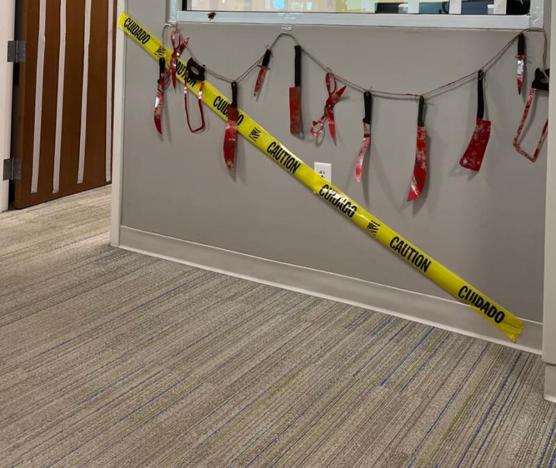 Caution! Keep Out! Crime Scene Tape, Black/Yellow, 20-ft, Indoor