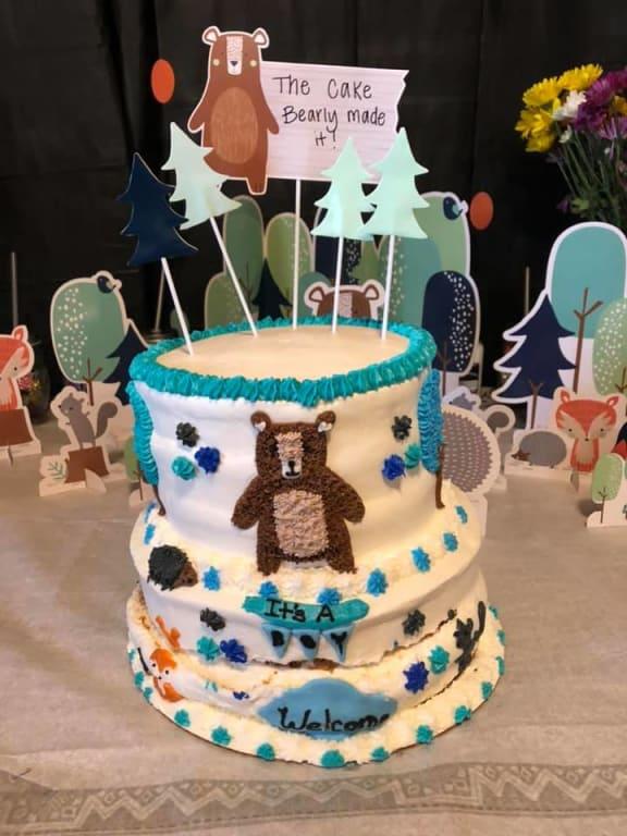 Perfect topper for a messed-up cake!