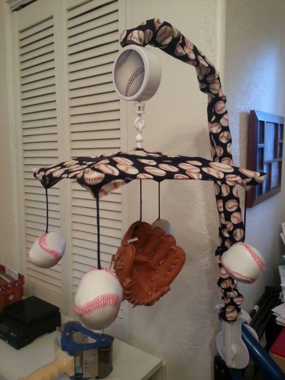 PLAY BALL Custom Crib Mobile