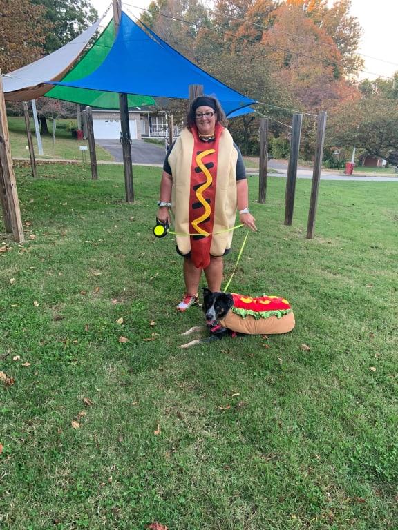 Momma Hotdog and Jasper Hotdog