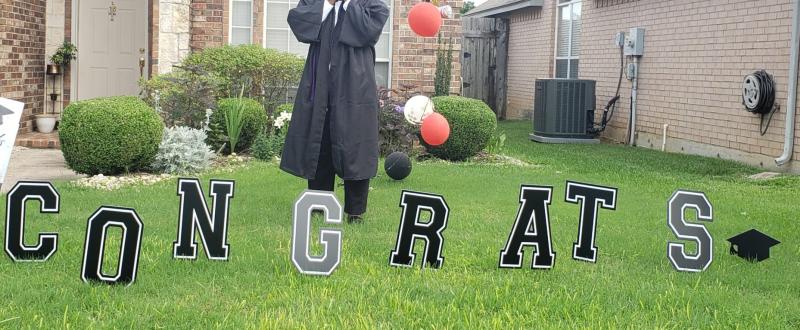 That person in the pic is about 6ft tall and the signs reached up to low-mid calf.