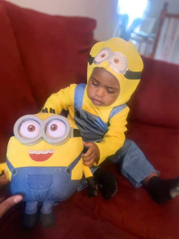 Infant minion hot sale costume