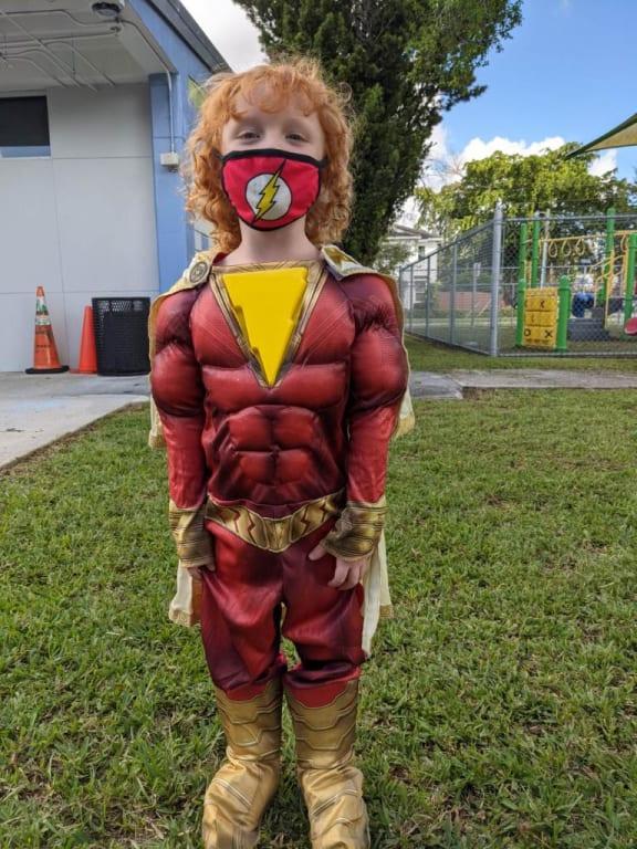 Shazam costume was a hit!