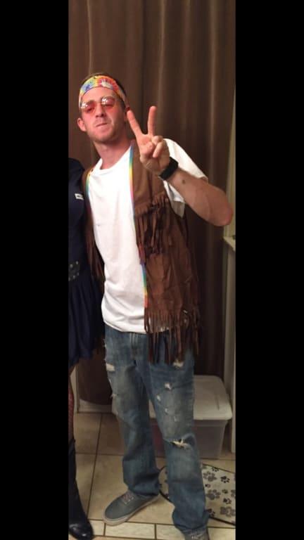 COOFANDY Men's Western Cowboy Vest Casual Fringe Hippie Costume V