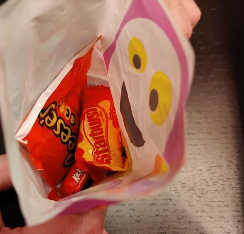 Enough room for multiple "fun sized" candies