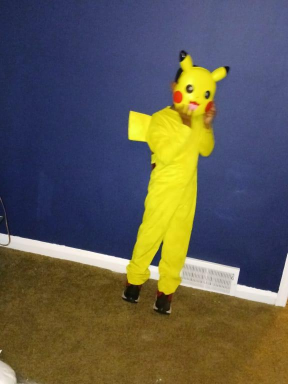 Kids' Nintendo Pokémon Pikachu Yellow Jumpsuit with Mask Halloween Costume,  Assorted Sizes