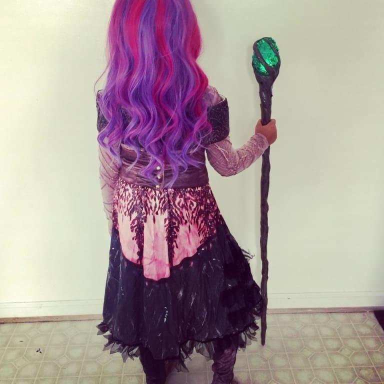 Disney Descendants Maleficent LightUp Staff, Black/Green, 45.5in