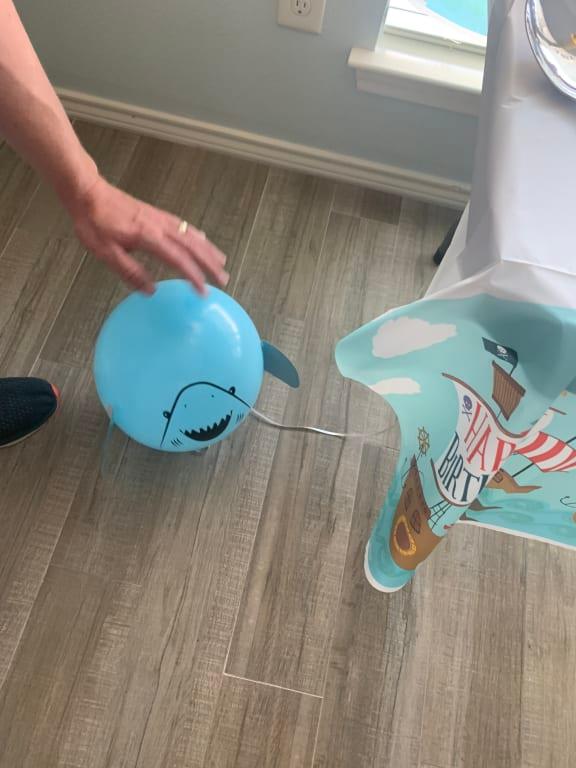 Couple hours after helium and high float