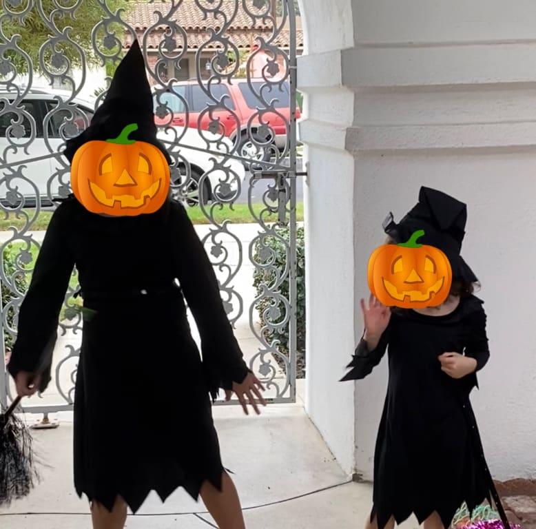 Having fun in costume!