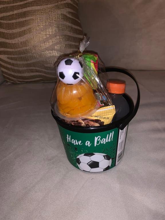 Snacks+Gatorade+water