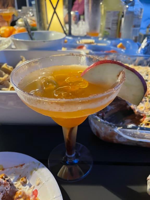 Apple cider margaritas