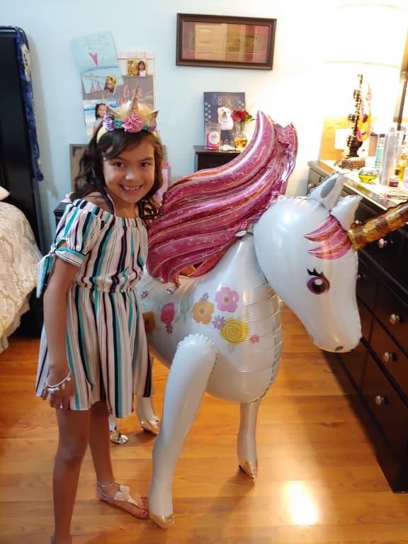 Aliyah's unicorn birthday