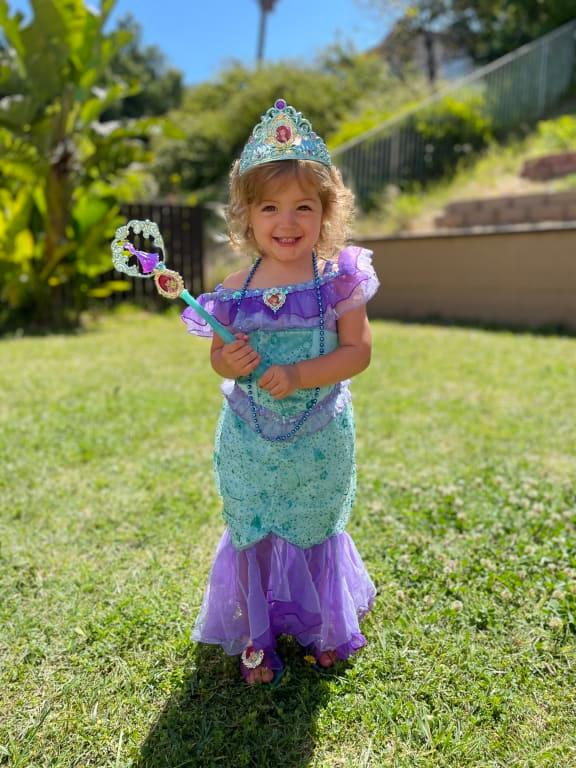 Little mermaid best sale costume 2t