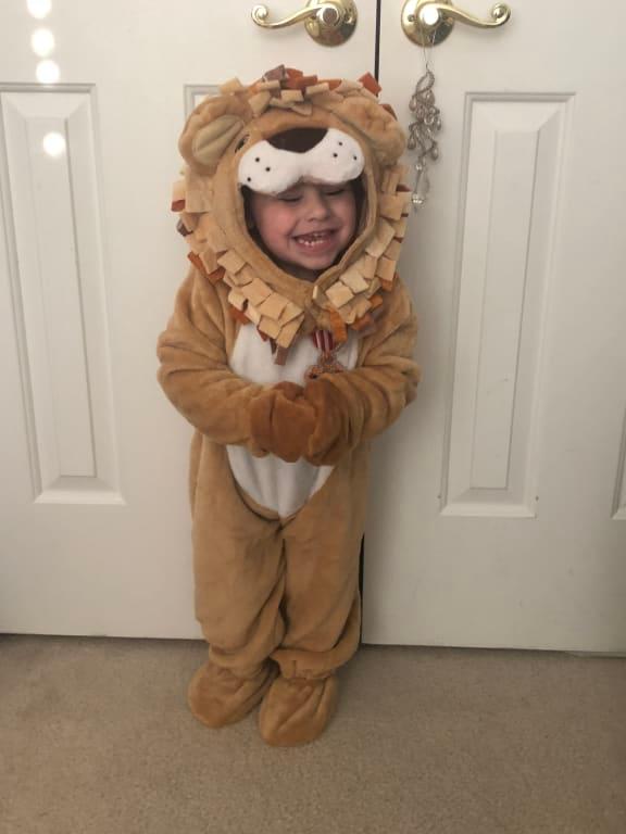 Baby cowardly lion costume sales