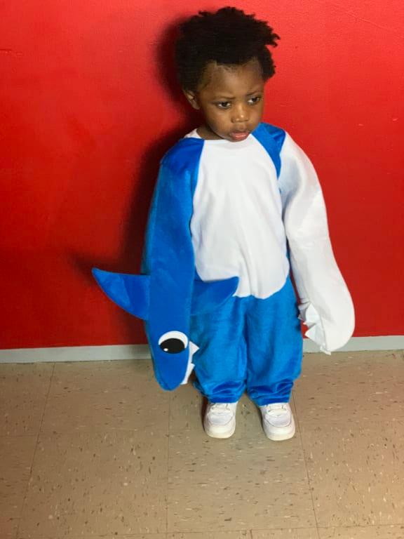 Baby girl hot sale shark costume