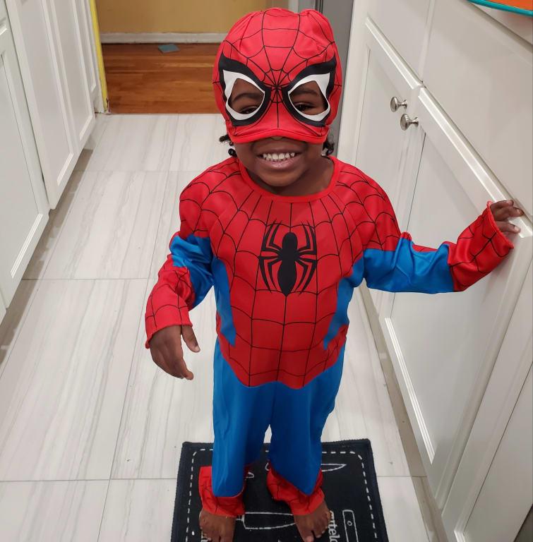 My 30lb 2.5 year old son wearing the size 3t-4t