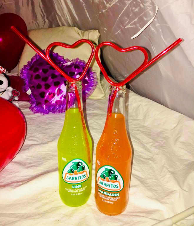 These heart straws were a hit