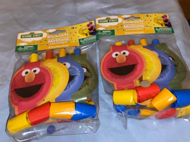 Sesame Street Big Bird/Elmo/Cookie Monster Blowout