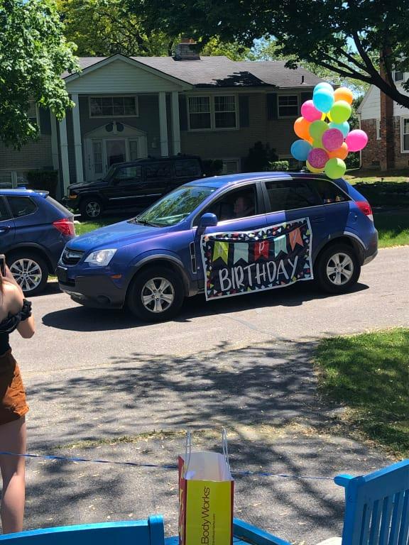 Honk to send birthday wishes