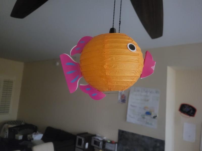 3D Tropical Fish Paper Lanterns 5ct