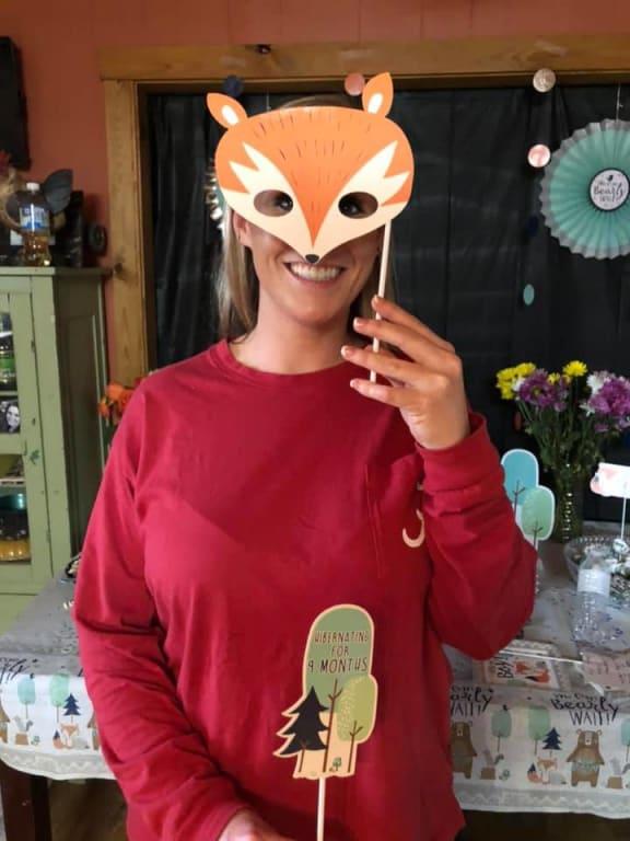 I had to ask her to pose.