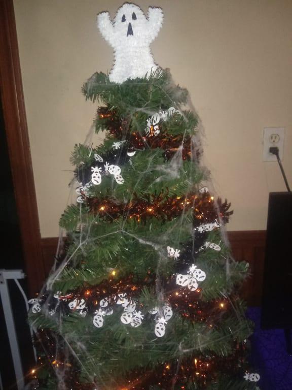 Our Halloween themed christmas