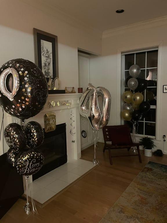 40th Birthday Balloons