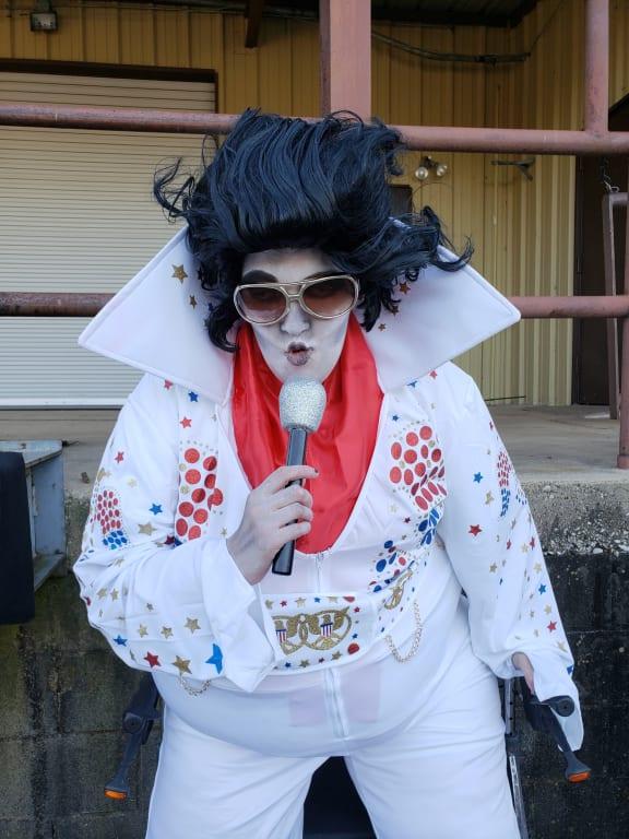 Dead Elvis is in the building.