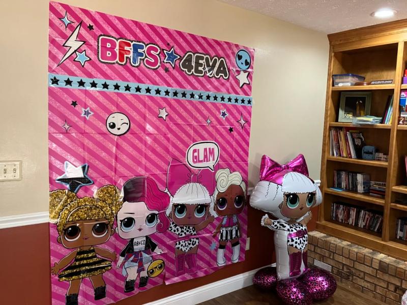 Airloonz LOL Doll Glam Diva Folienballon – 88x119 Cm Aufgeblasen, Selbstschließendes Ventil, Für Kindergeburtstage