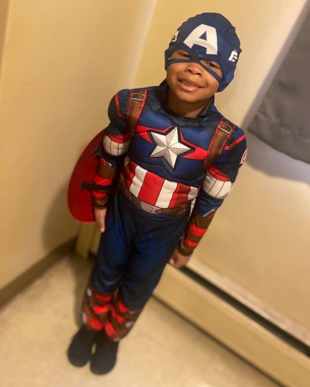 Captain america sales dress boy