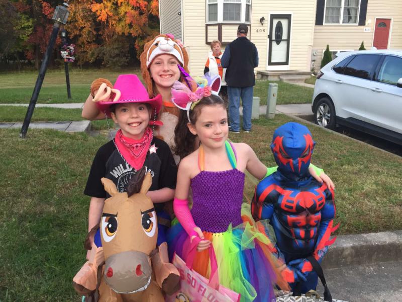 Our trick or treating gang