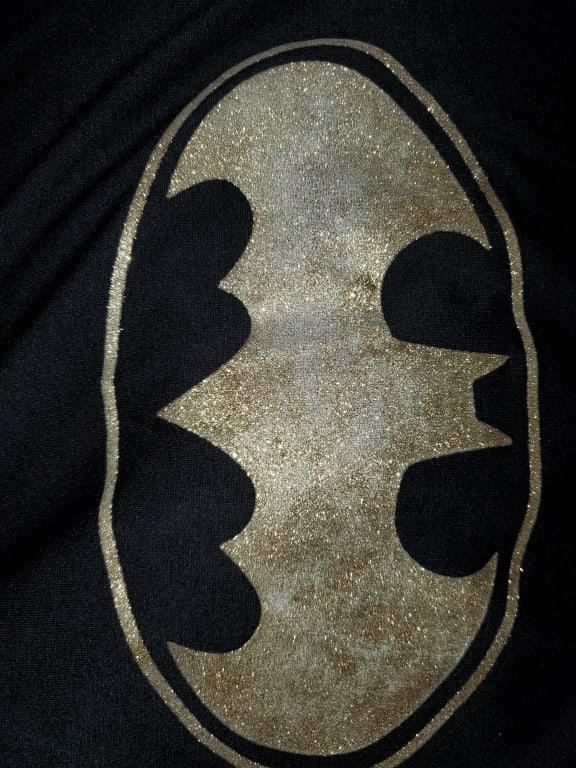 White patches all over logo