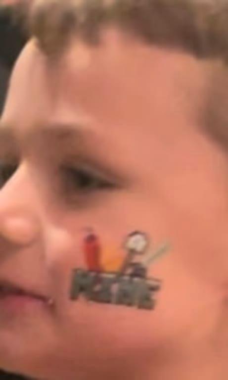 Pictures are blurry but tattoo was not