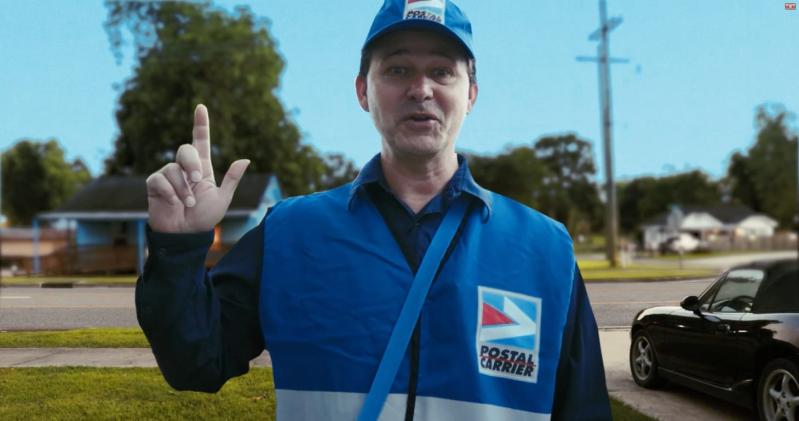 Mailman Costume used in THE GiFT short film