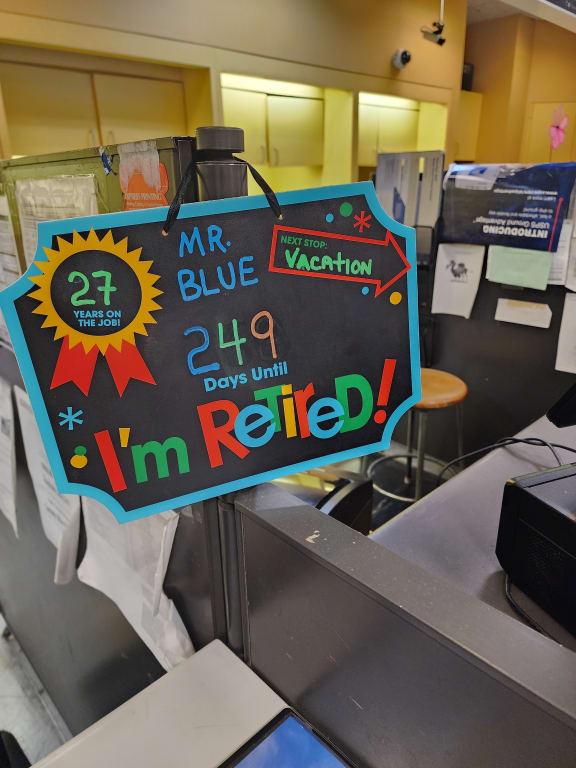 Count down to my retirement date