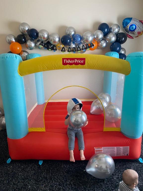 An astronaut in isolation