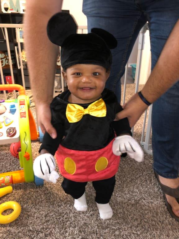 Baby mickey outfit best sale