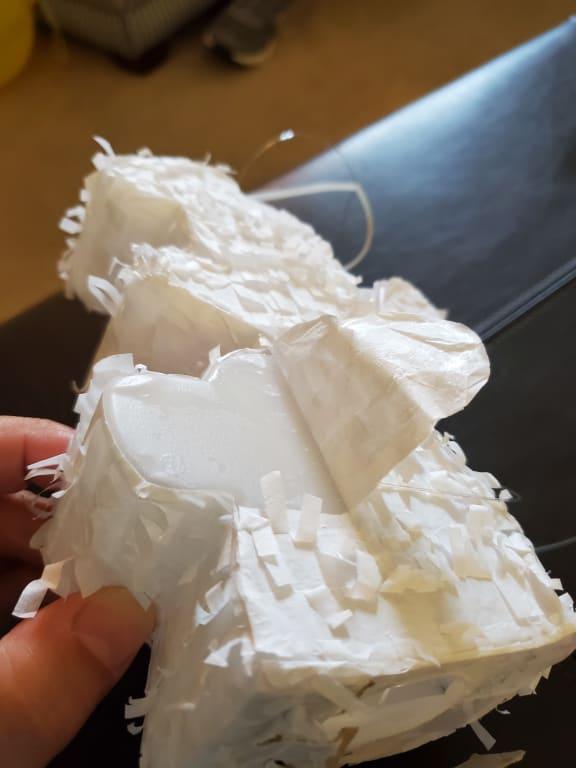 plastic, not cardboard