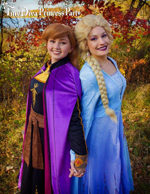 Tiny Diva Princess Party's Enchanted Frozen Sisters